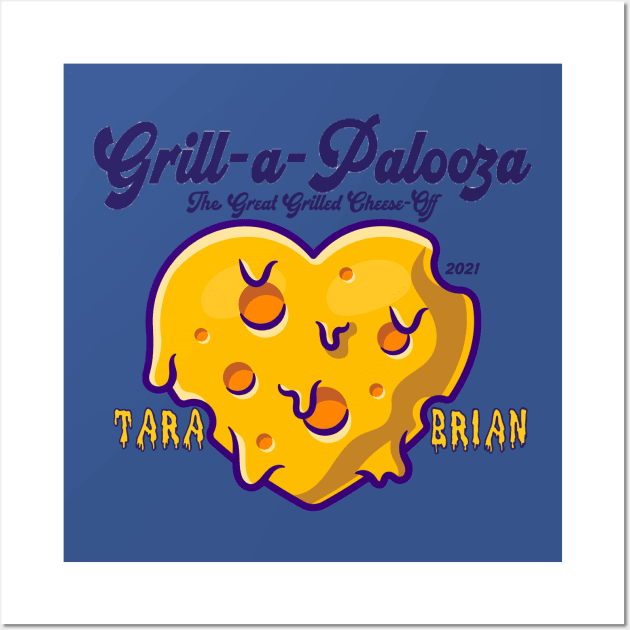 Grill-a-Palooza 2021 - Tara vs Brian Wall Art by Living Room Comedy